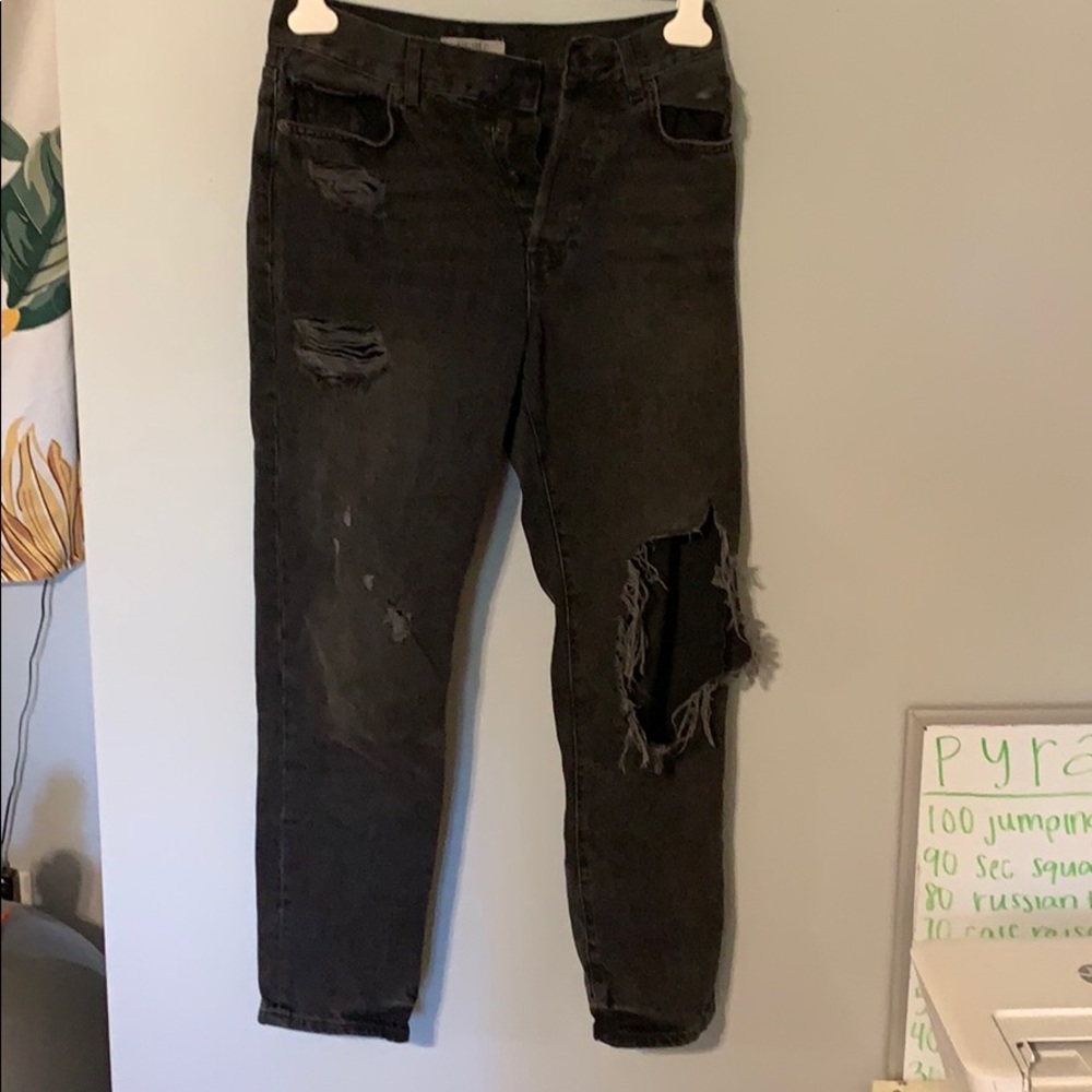 Black mom jeans